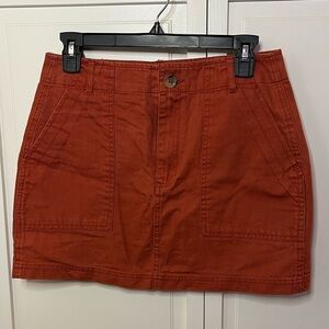 Forever21 Burnt Orange Mini Skirt